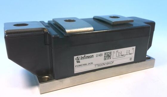 TT600N16KOF 1600V 600A Dual Thyristor Modul Niedrig VF 1.32V Hochspannung 21kA Druckkontakttechnologie Isolierte Basisplatte Gräben Tor UL Zertifiziert für weiche Starter und Berichterstatter