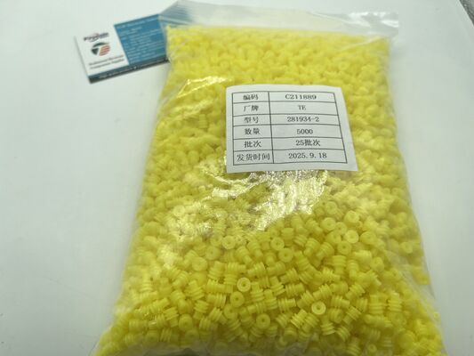 281934-2 2 Position 2,5 mm Schwung Draht-zu-Board-Kopf Rechtswinkel durch Loch gehüllt Reibungssperre Polarierte Zinnplatte für industrielle und automobile Anwendungen