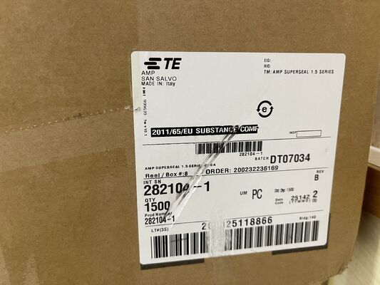 282104-1 2-Position 5,0mm Raster Buchse Vertikal Durchsteckmontage mit Gehäuse, Riegel und Verpolungsschutz UL 94V-0 für Netzteile und Industriesteuerungen