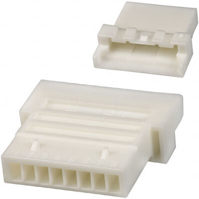 PALR-08VF 8-Position 2,0mm Rastermaß Steckverbindergehäuse PA Serie Buchse Crimp-Anschluss Positive Lock Kompaktes Design 3A Nennstrom 100V AC für Wire-to-Board-Anwendungen