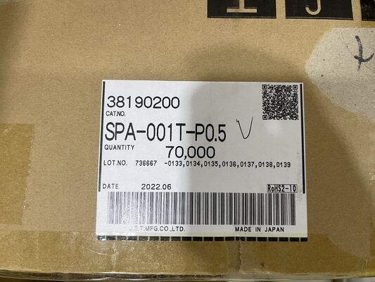 SPA-001T-P0.5 Kompakte Hochleitfähigkeit, sichere Verriegelung, leicht zu verkrampfen, schwingungssicher 26-22 AWG ideal für LED- und Autointerieurs