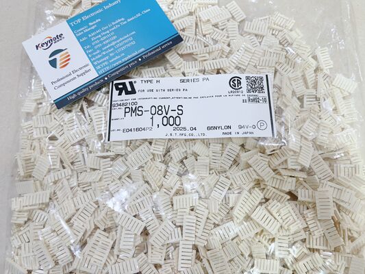PMS-08V-S 8-Pin-Anschlussgehäuse mit sicherem Schließverschluss mit 2,0 mm Abstand 100 V UL94 V-0 Nylon zuverlässige Kontaktbindung ideal für kompakte Geräteverkabelung