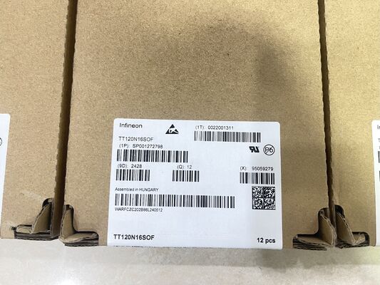 TT120N16SOFHPSA1 SCR-Modul 1600V Vdrm 120A Itav Druckkontakt Hochspannung Niedrigverlust industrieller Qualität für die Leistungssteuerung